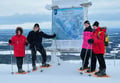 Instagram snowshoeing to Santa's cabin, Levi
