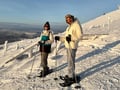 Instagram snowshoeing to Santa's cabin, Levi