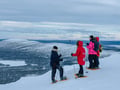 Instagram snowshoeing to Santa's cabin, Levi
