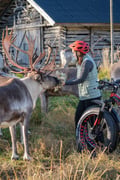Electric Fatbike Trip to the Reindeer Farm