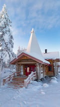 Private meeting with Santa in Santa Claus Cottage in Rovaniemi