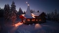 Private meeting with Santa in Santa Claus Cottage in Rovaniemi