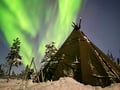 Arctic Night Family Snowmobile Safari with Campfire, Levi