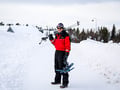 Easy Snowshoeing with a Warm Drink, Levi