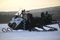 Private Snowmobile & Ice Fishing Adventure in Lapland Wilderness (100km)