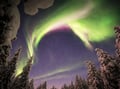 Night Snowshoeing — search for the Aurora, Levi