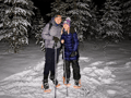 Night Snowshoeing — search for the Aurora, Levi