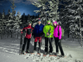 Night Snowshoeing — search for the Aurora, Levi