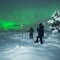 Night Snowshoeing — search for the Aurora, Levi