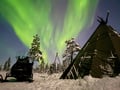 Arctic Night Snowmobile Safari with Campfire, Levi — adults only