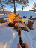 Ice Fishing Tour for 3-6 Persons from the Saariselka/Ivalo/Inari Area to Lake Inari with a Local Guide and Open Fire Cooking