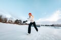 Ice skating private couple photography session - Rovaniemi