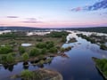 Canoe Down the River Trip in Lapland