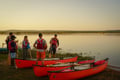 Canoe Down the River Trip in Lapland