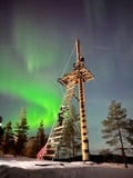 Aurora Adventure: Zipline & climbing adventure under the northern lights with free transport