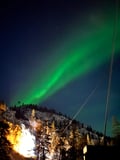 Aurora Adventure: Zipline & climbing adventure under the northern lights with free transport