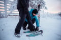 Snowshoeing tour in Levi
