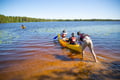 Canoeing with professional guides