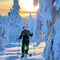 Wilderness skiing to the untouched secret spots