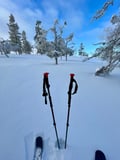 Wilderness skiing to the untouched secret spots