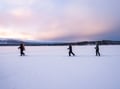Wilderness skiing to the untouched secret spots