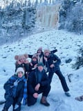 Hike Through Korouoma Canyon Frozen Waterfalls