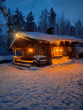 Private - Authentic Smoke Sauna and Ice dip in Levi (By request)