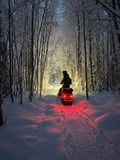 Northern Lights Snowmobile Safari from Rovaniemi Sinettä, 3 hours