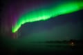 Northern Lights dancing in the sky over Lapland