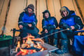 Enjoying some time around the fire...
