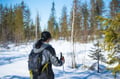 Backcountry skiing adventure