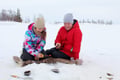 Snowshoeing and Ice fishing