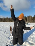 2.5KM REINDEER SLEIGH SAFARI + ICE FISHING