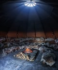 2.5KM REINDEER SLEIGH SAFARI + ICE FISHING
