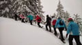 Snowshoeing and Ice fishing