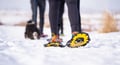 Snowshoeing and Ice fishing