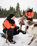 Snowshoe trip to meet reindeer in Rovaniemi