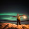 Northern Lights hunting photography tour in Levi