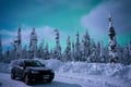 Northern Lights hunting photography tour in Levi