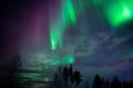 Northern Lights hunting photography tour in Levi