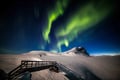 Northern Lights hunting photography tour in Levi