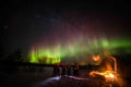 Northern Lights hunting photography tour in Levi