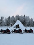 Snowmobile Safari to a Traditional Lappish Tent