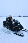 Snowmobile and Ice Fishing Experience