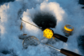 Traditional Ice Fishing Experience in Levi