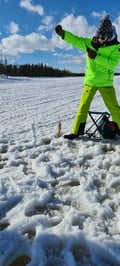 Private Snowmobile & Ice Fishing Adventure