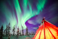 Northern Lights tour in the middle of Arctic wilderness