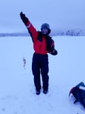 Traditional Ice Fishing Experience in Levi