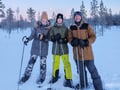 Wilderness Snowshoeing with a Campfire Stop in a Private Hut, Levi