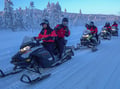 Snowmobile Safari Levi Classic — wilderness trail